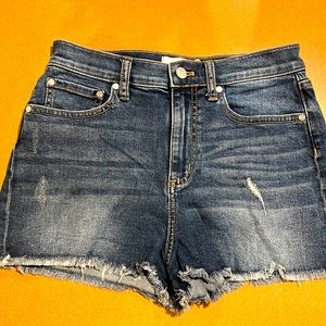 Pink Victoria's Secret High Rise Denim Shorts
